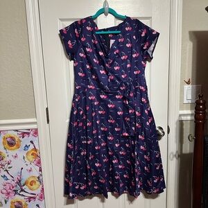 Lady Vintage Cheryl dress in Two Pair